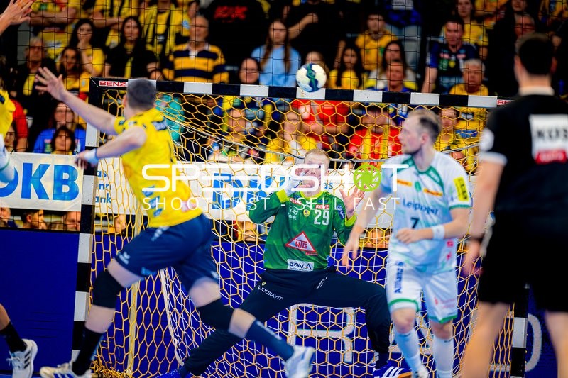 Handball I Herren I Saison 2024-2025 I Daikin HBL I 27. Spieltag I Rhein-Neckar Löwen - DHfK Leipzig I 24.04.2025