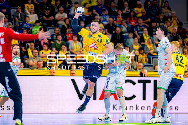 Handball I Herren I Saison 2024-2025 I Daikin HBL I 27. Spieltag I Rhein-Neckar Löwen - DHfK Leipzig I 24.04.2025