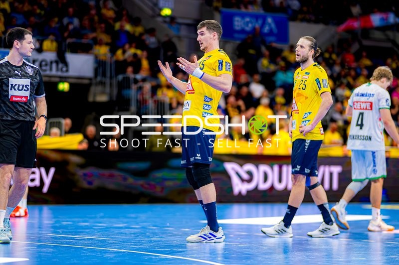 Handball I Herren I Saison 2024-2025 I Daikin HBL I 27. Spieltag I Rhein-Neckar Löwen - DHfK Leipzig I 24.04.2025