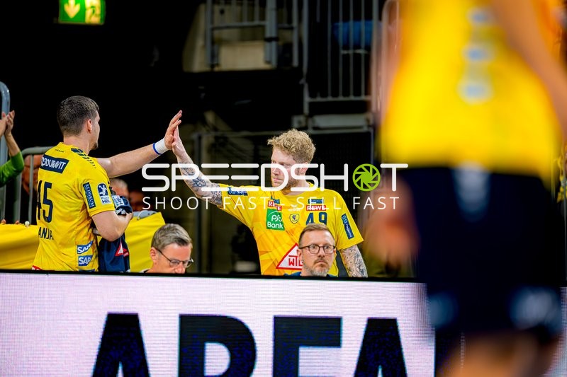 Handball I Herren I Saison 2024-2025 I Daikin HBL I 27. Spieltag I Rhein-Neckar Löwen - DHfK Leipzig I 24.04.2025