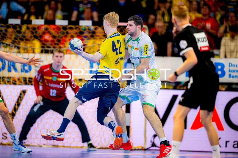 Handball I Herren I Saison 2024-2025 I Daikin HBL I 27. Spieltag I Rhein-Neckar Löwen - DHfK Leipzig I 24.04.2025