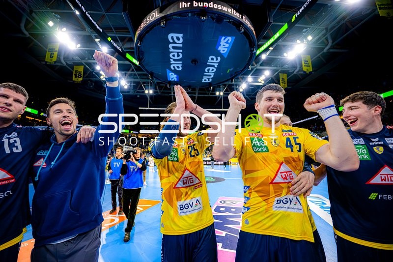 Handball I Herren I Saison 2024-2025 I Daikin HBL I 27. Spieltag I Rhein-Neckar Löwen - DHfK Leipzig I 24.04.2025