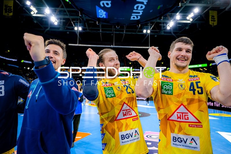 Handball I Herren I Saison 2024-2025 I Daikin HBL I 27. Spieltag I Rhein-Neckar Löwen - DHfK Leipzig I 24.04.2025