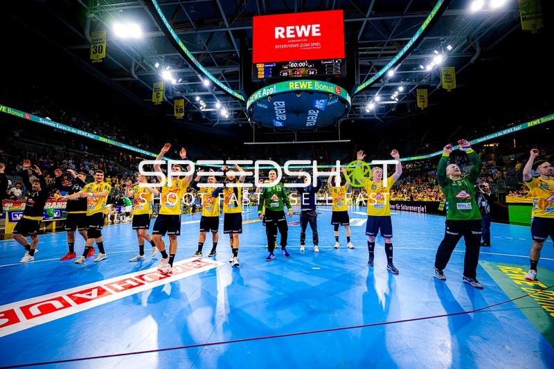Handball I Herren I Saison 2024-2025 I Daikin HBL I 27. Spieltag I Rhein-Neckar Löwen - DHfK Leipzig I 24.04.2025