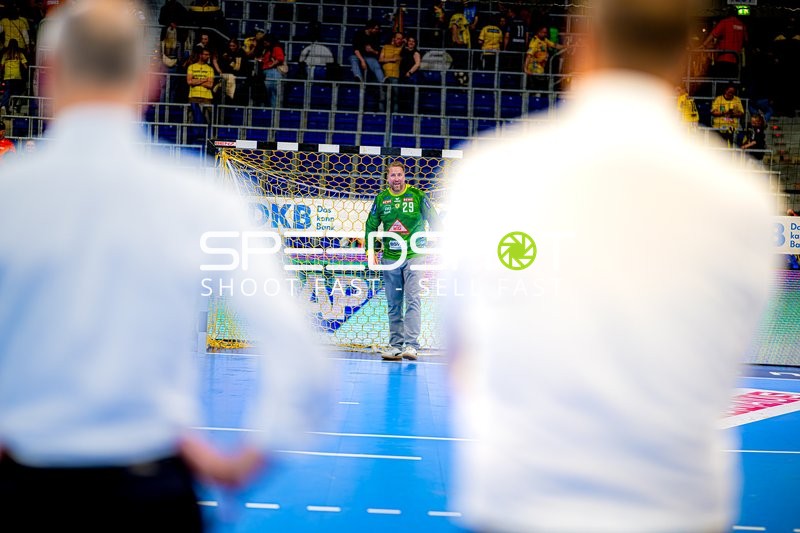 David Späth (29, Rhein Neckar Löwen) im Tor