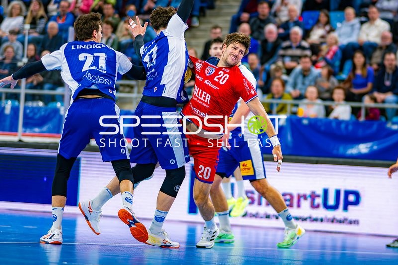 Paco Barthe (20, SG BBM Bietigheim) im Wurf