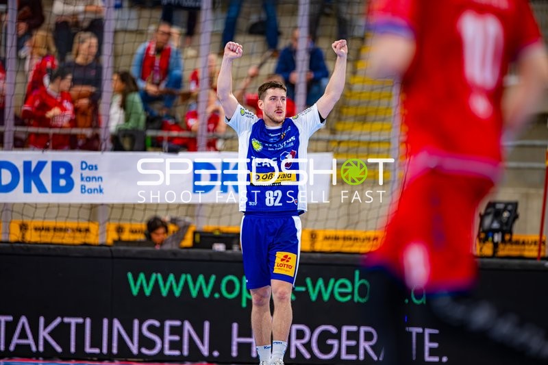 Ivan Snajder (82, ThSV Eisenach) jubelt