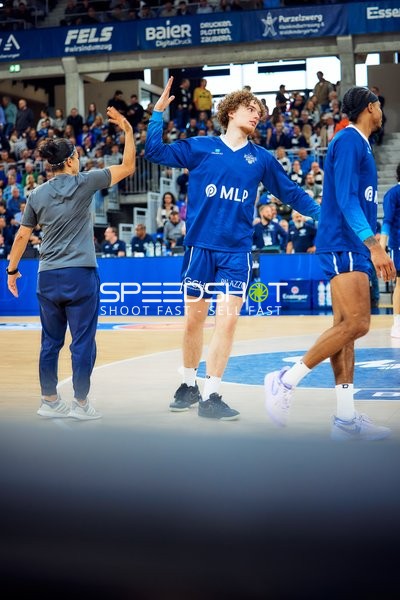 Spieler in blauem Trikot