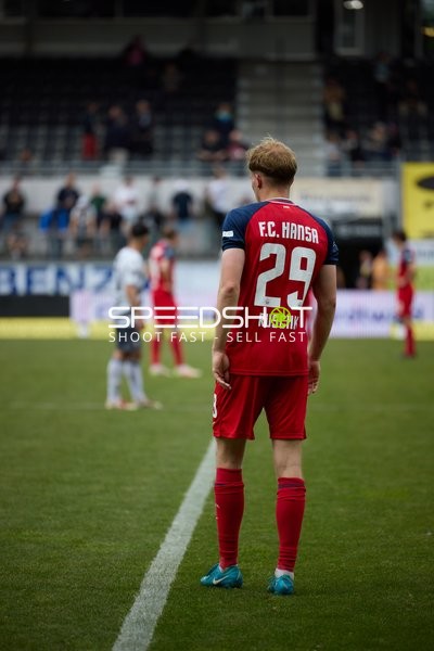stehender Spieler Felix Ruschke (29;FC Hansa Rostock)