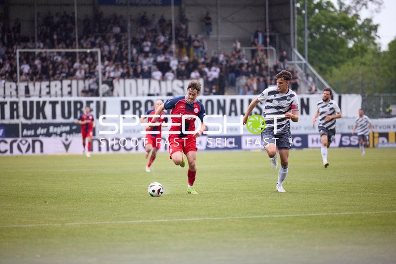 Sprint Adrien Lebeau (14;FC Hansa Rostock), Jakob Lewald (14;SV Sandhausen)