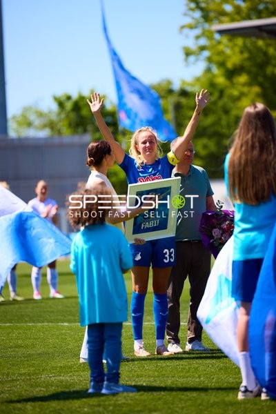 Verabschiedung Fabienne Dongus (33;TSG Hoffenheim Frauen 1), Stephan Lerch (99;TSG Hoffenheim Frauen 1)