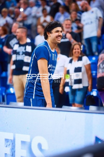 Lächelnder Spieler Erol Ersek (11;MLP Academics Heidelberg)