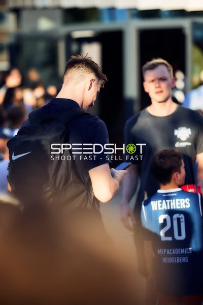 Szene mit Michael Weathers (20;MLP Academics Heidelberg), Danny Jansson (992;MLP Academics Heidelberg)