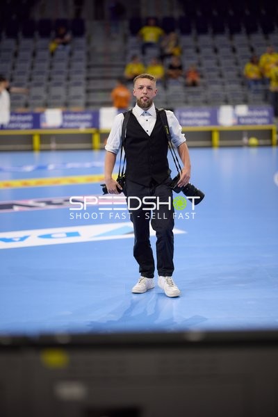 Fotoaufnahme Max Krause (99;Rhein Neckar Löwen) Elias Kofler