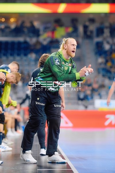 Anfeuern Mikael Appelgren (1;Rhein Neckar Löwen)