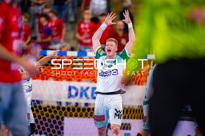 Torjubel Ymir Gislason (33;Frisch Auf Göppingen)