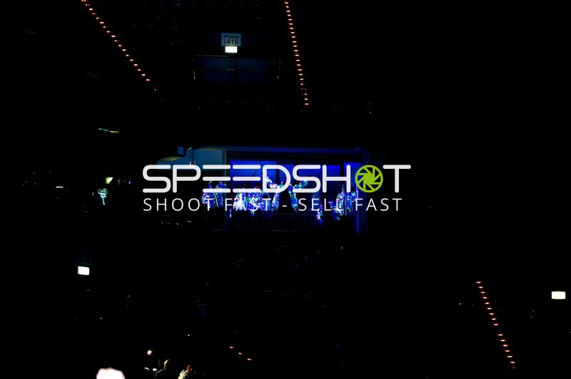 Warmup vor Spielbeginn