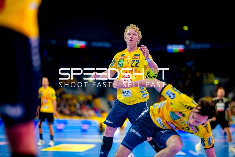 Spielszene mit Gustav Davidsson (22;Rhein Neckar Löwen)