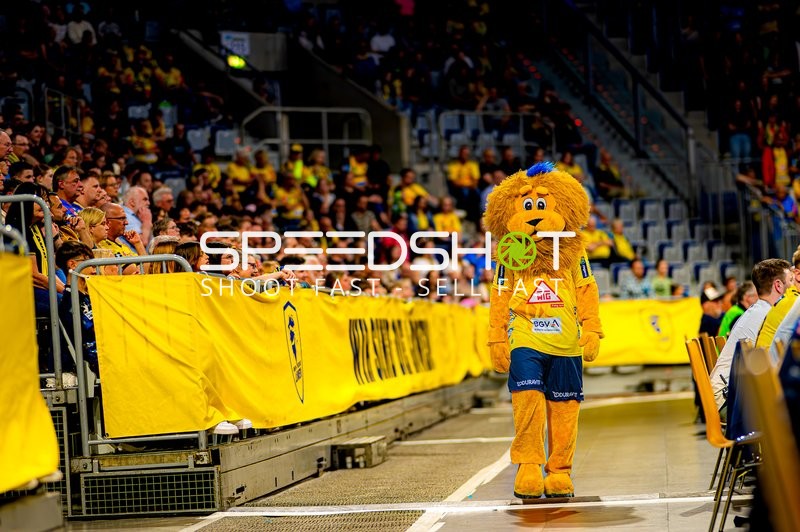 Maskottchen in SAP Arena