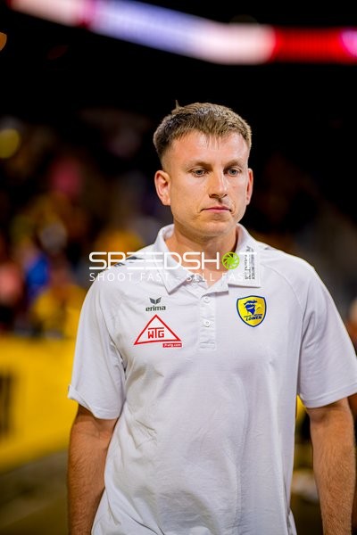 Staff-Mitglied Dragan Jerkovic (98;Rhein Neckar Löwen) Florian Schulz