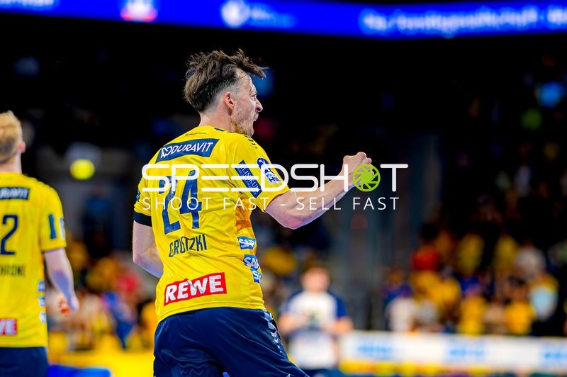 Torjubel Patrick Groetzki (24;Rhein Neckar Löwen)