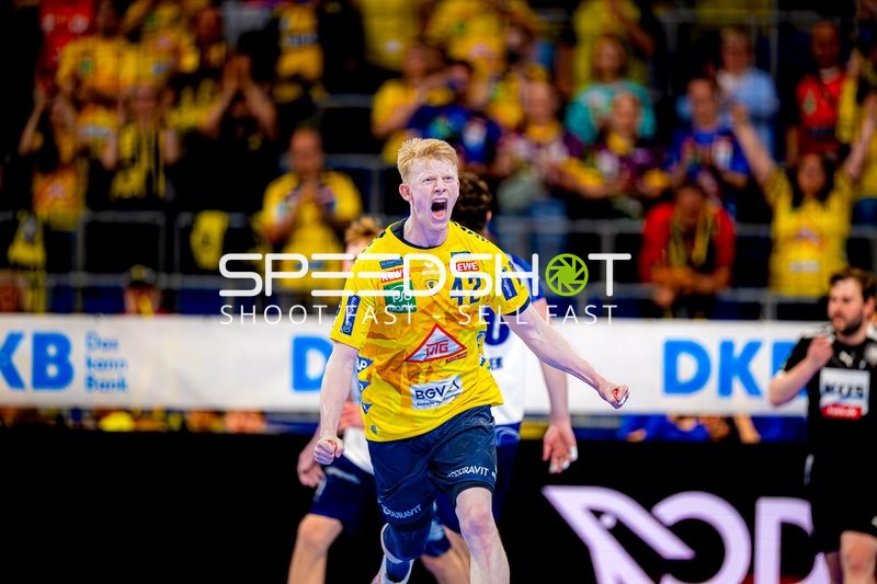 Torjubel Jon Lindenchrone Andersen (42;Rhein Neckar Löwen)