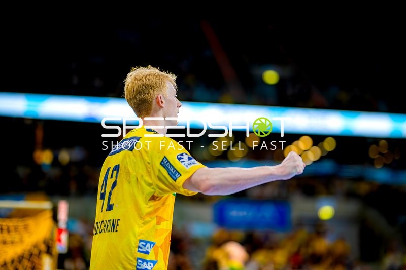 Torjubel Jon Lindenchrone Andersen (42;Rhein Neckar Löwen)