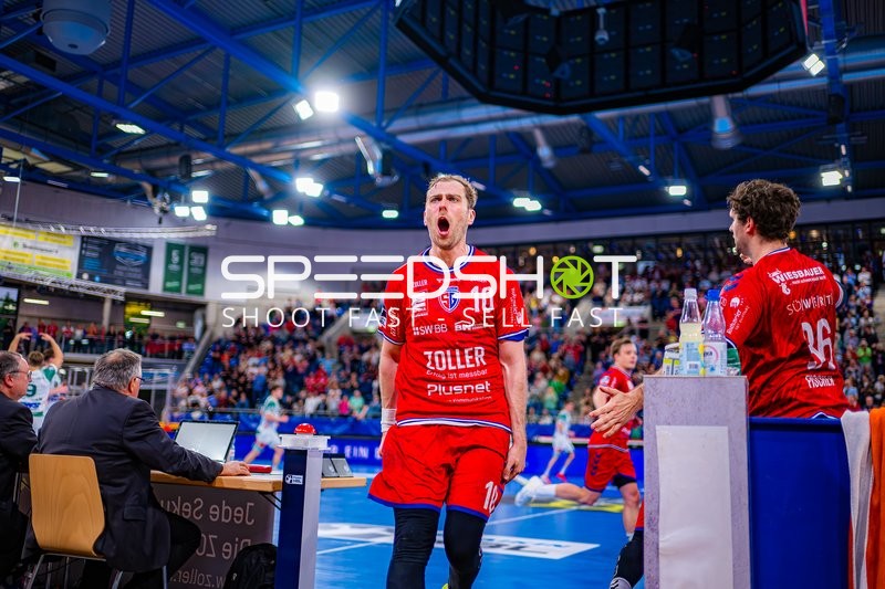 Torjubel Tom Wolf (10;SG BBM Bietigheim)