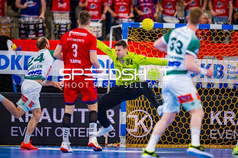 Torwartabwehr Daniel Rebmann (94;SG BBM Bietigheim)