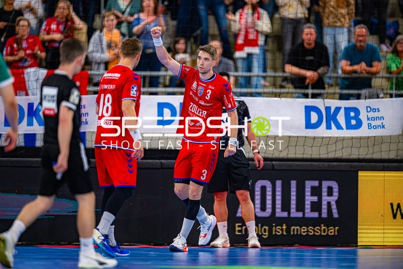 Torjubel Nikola Vlahovic (3;SG BBM Bietigheim)