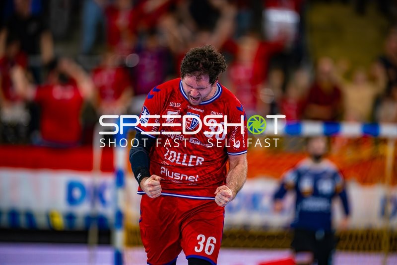 Torjubel Jonathan Fischer (36;SG BBM Bietigheim)