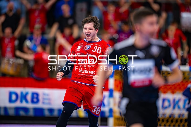 Torjubel Jonathan Fischer (36;SG BBM Bietigheim)