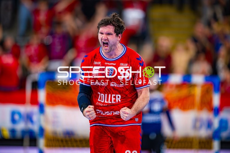 Torjubel Jonathan Fischer (36;SG BBM Bietigheim)