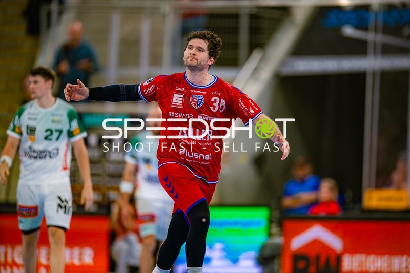 Torjubel Jonathan Fischer (36;SG BBM Bietigheim)