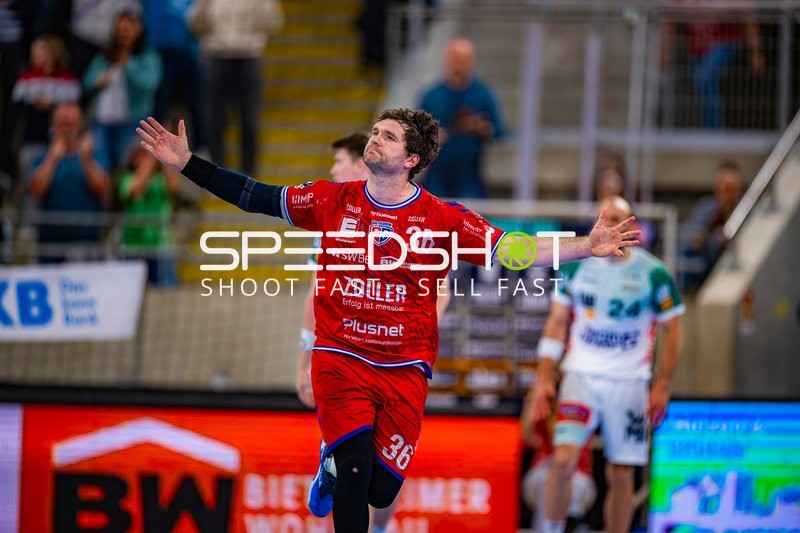 Torjubel Jonathan Fischer (36;SG BBM Bietigheim)