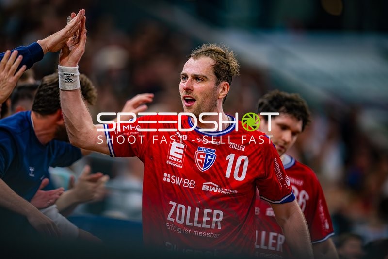 Torjubel Tom Wolf (10;SG BBM Bietigheim)