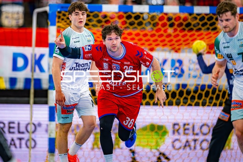 Torjubel Jonathan Fischer (36;SG BBM Bietigheim)