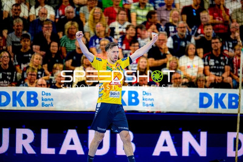 Torjubel Patrick Groetzki (24;Rhein Neckar Löwen)