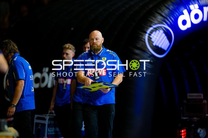 Aufwärmphase Dragan Jerkovic (98;Rhein Neckar Löwen)