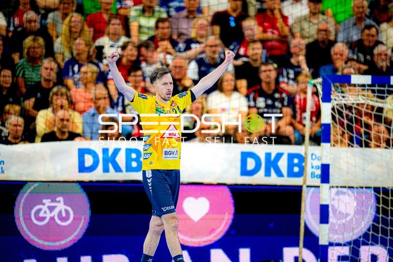 Torjubel Patrick Groetzki (24;Rhein Neckar Löwen)