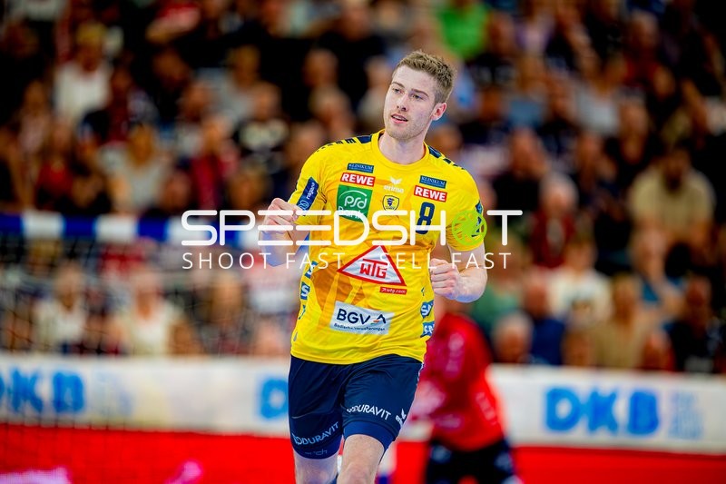 Torjubel Tim Nothdurft (8;Rhein Neckar Löwen)