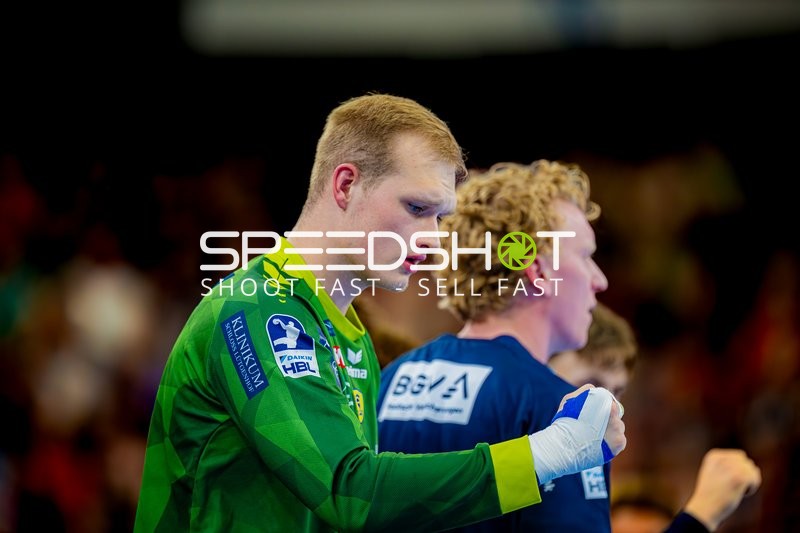 Torwartaktion David Späth (29;Rhein Neckar Löwen)