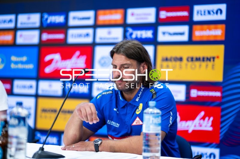 Pressekonferenz Dragan Jerkovic (98;Rhein Neckar Löwen)