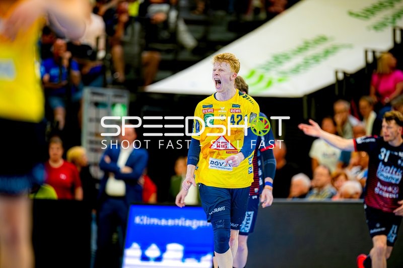 Torjubel Jon Lindenchrone Andersen (42;Rhein Neckar Löwen)