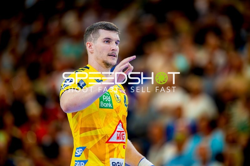 Ballführung Halil Jaganjac (45;Rhein Neckar Löwen)