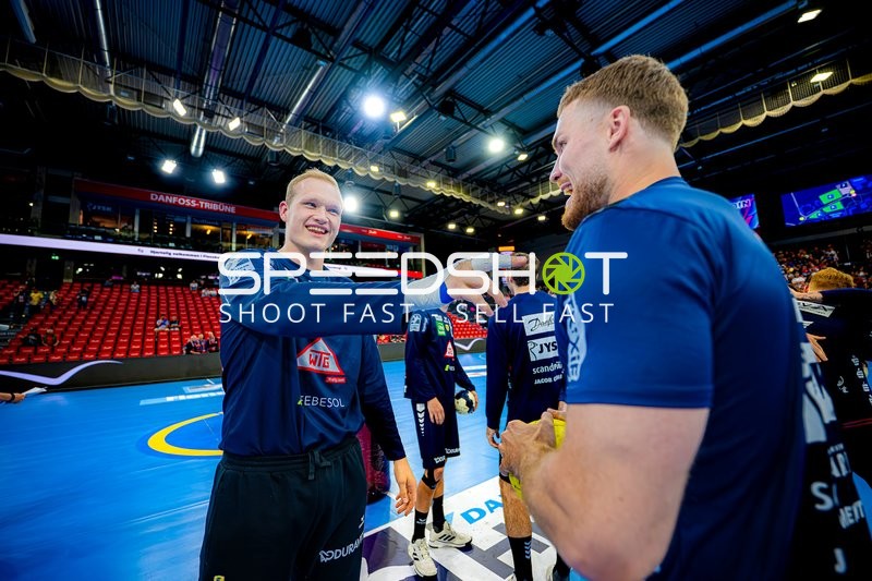 Aufwärmen SG Flensburg Handewitt