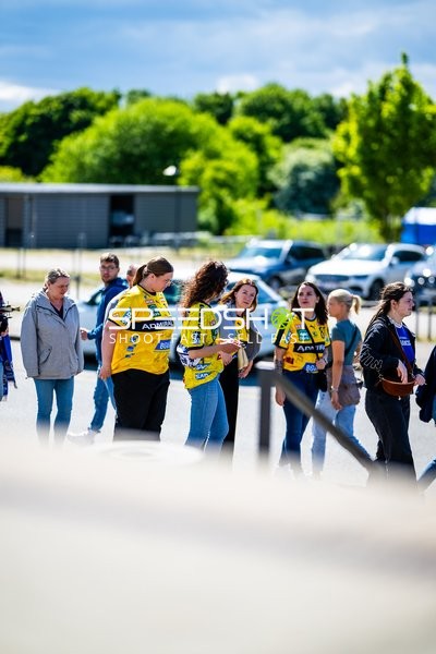 Warmup vor Handballspiel