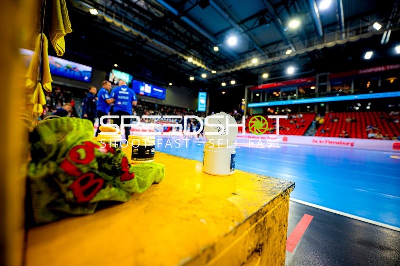 Warmup vor Handballspiel