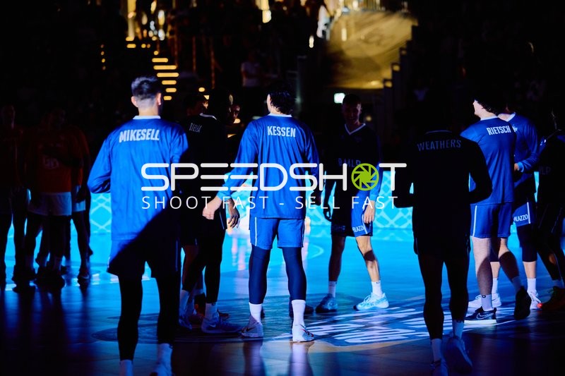 Aufwärmen MLP Academics Heidelberg Spieler