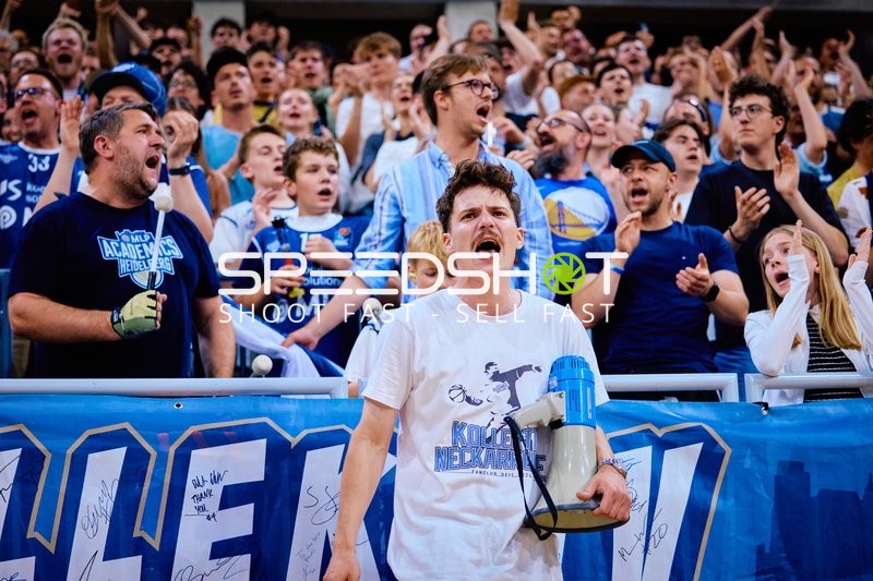 Fans jubeln und feuern an